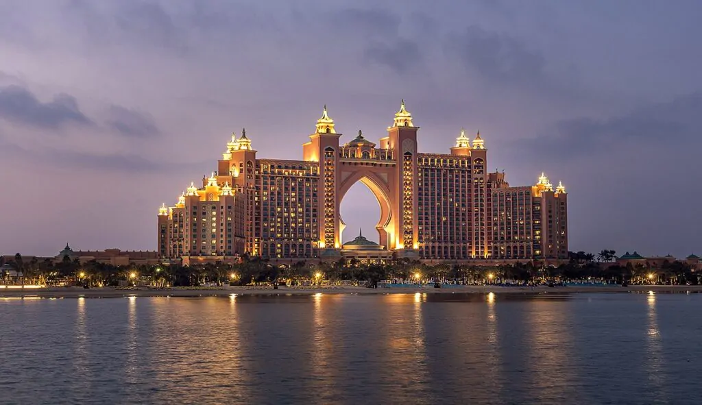 atlantis at sunset