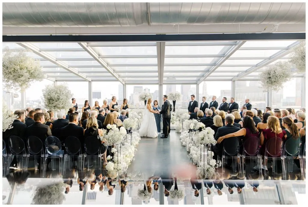 rooftop wedding