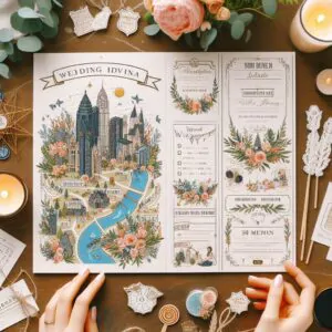 story telling Wedding Invitation card